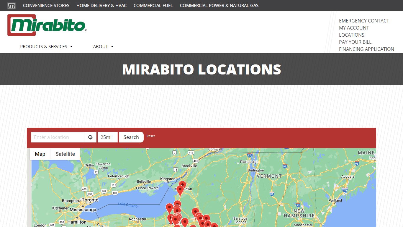 Mirabito Locations | Mirabito